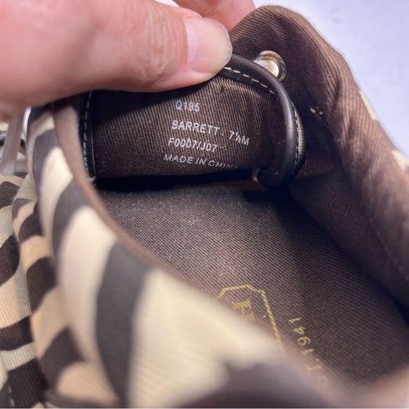 Coach | Barrett Zebra Print Sneakers - Picture 6 of 6